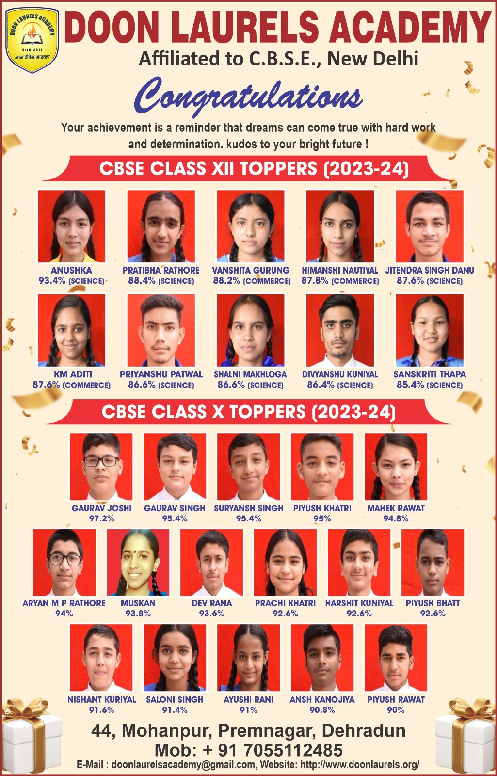 Welcome To Doon Laurels Academy |CBSE School in prem nagar